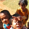Pays Toraja / Trek dans les montagnes: les enfants du village.