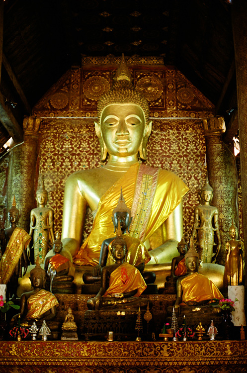 Représentations de Buddha au Vat Xieng Thong (Luang Prabang)