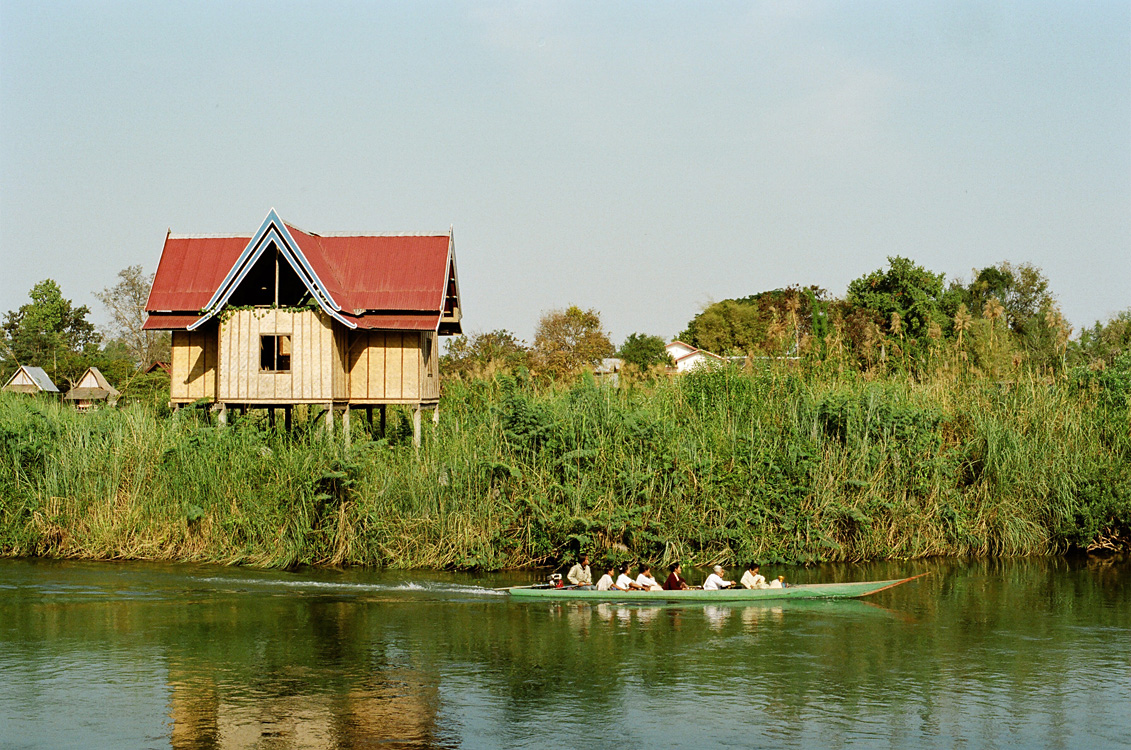 Maison au bord du Mékong (Don Det)