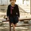 Jeune fille (village Lanten, ZNP de Nam Ha)