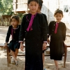 Jeunes filles (village Lanten, ZNP de Nam Ha)