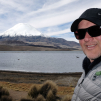 Pretentious selfie with Parinacota volcano in the background (Parque Nacional Lauca)